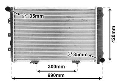 VAN WEZEL 30002211 Kühler, Motorkühlung von Van Wezel