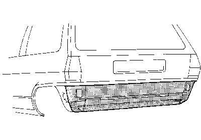 VAN WEZEL 5820136 Heckwand von Van Wezel