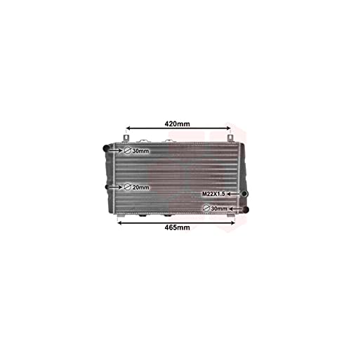 VAN WEZEL 76002002 Kühler, Motorkühlung von Van Wezel