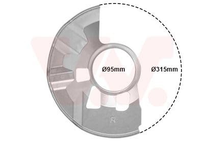 VAN WEZEL Spritzblech, Bremsscheibe 2754372 von Van Wezel