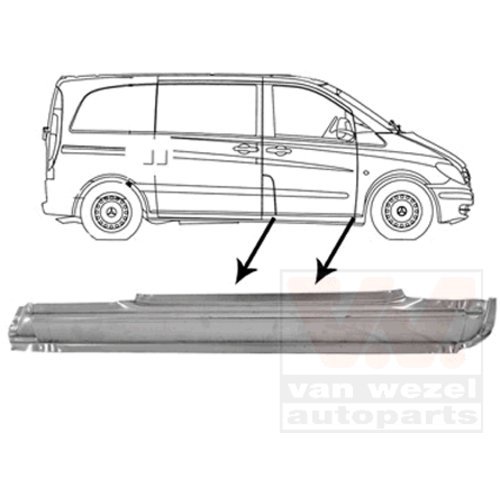 Van Wezel 3080102 Tritthocker rechts Beifahrerseite von Van Wezel