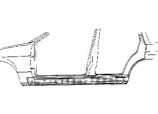 VAN WEZEL Einstiegblech, 4/5-Türig 5880104 von Van Wezel