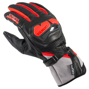 Vanucci VAG-4 Handschuhe Schwarz Grau Rot von Vanucci