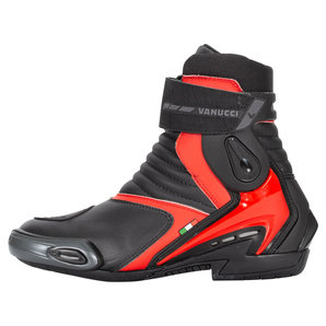 Vanucci VSB-2 Stiefel Schwarz Rot von Vanucci