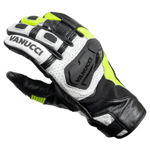 Vanucci VSG-4 Handschuhe Schwarz Weiss Neon Gelb von Vanucci