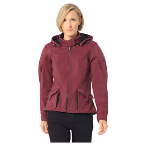 Vanucci VUJ-1 Motorrad Softshelljacke Bordeaux von Vanucci