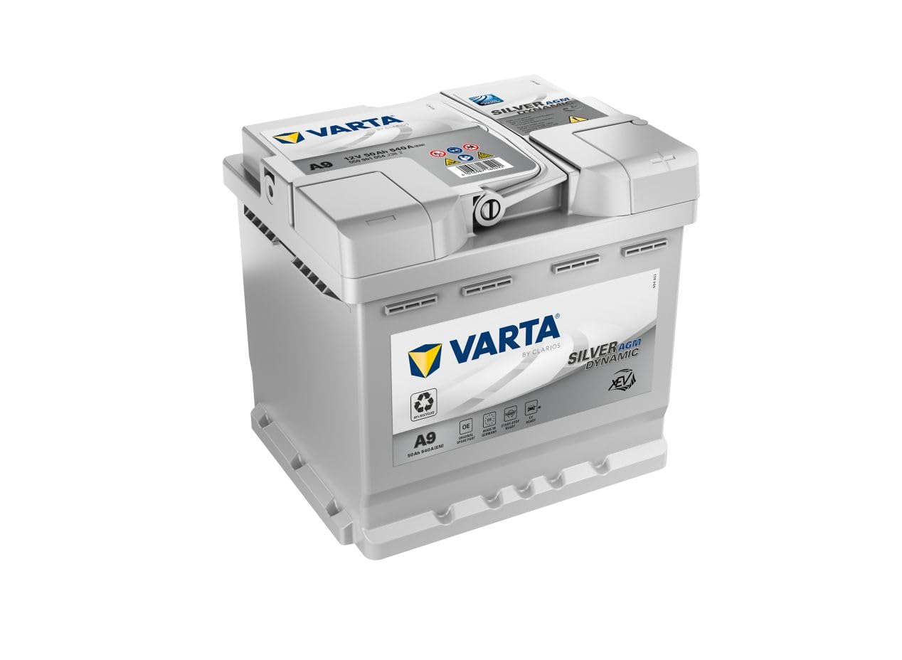 Autobatterie VARTA 50Ah 540A AGM Starterbatterie 550901054J382 von Varta