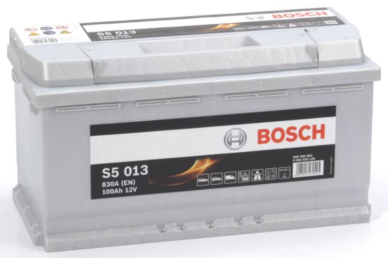 Bosch Automotive S5013 12 V 100 Ah 830A 353x175x190mm LxBxH von Bosch