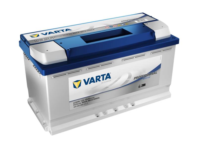 Starterbatterie Professional Starter von Varta (930095080B912) Batterie Startanlage Akku, Akkumulator, Batterie,Autobatterie von Varta