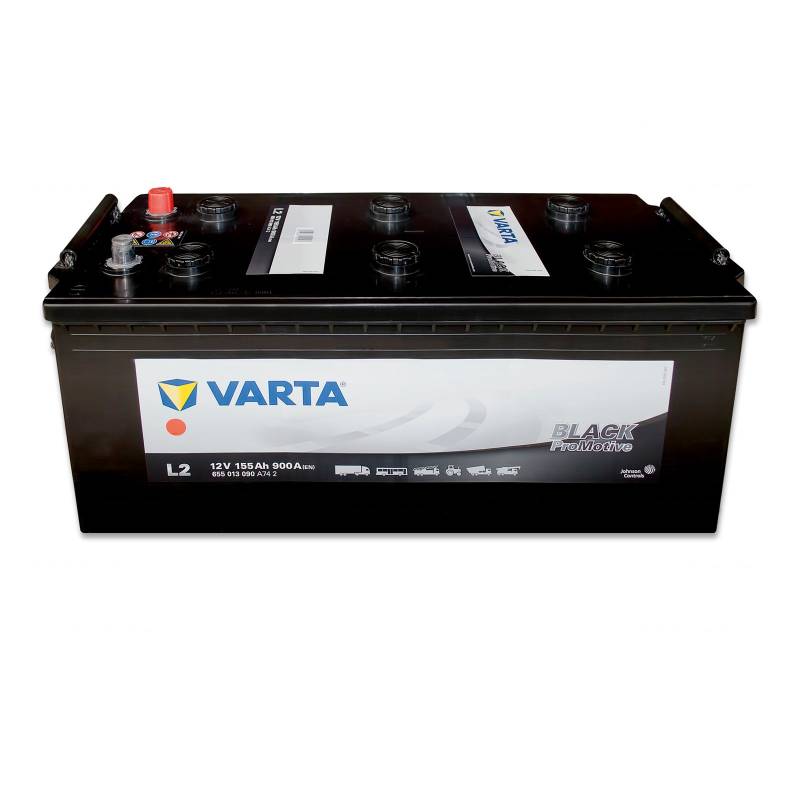 VARTA Promotive Black L2-12 V / 155 Ah - 900 A/EN SHD RF Nutzfahrzeugbatterie von Varta