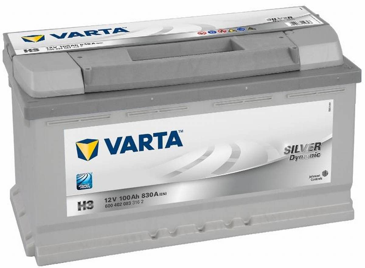 Varta lead acid, 6004020833162 Autobatterie Silver Dynamic H3 12 V 100 Ah 830 A von Varta