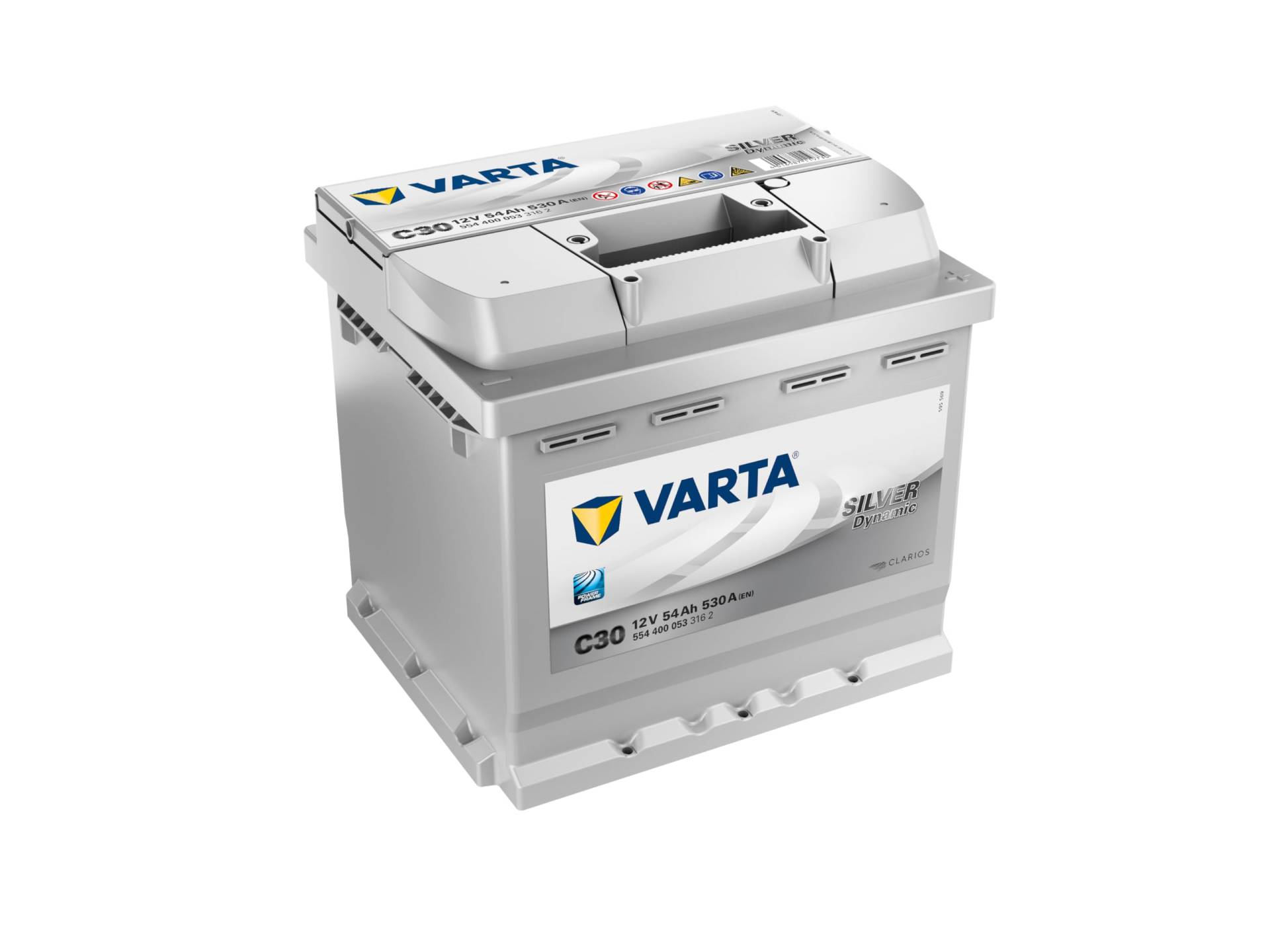 VARTA Silver Dynamic C30 Autobatterie 12V 54Ah 530A von Varta