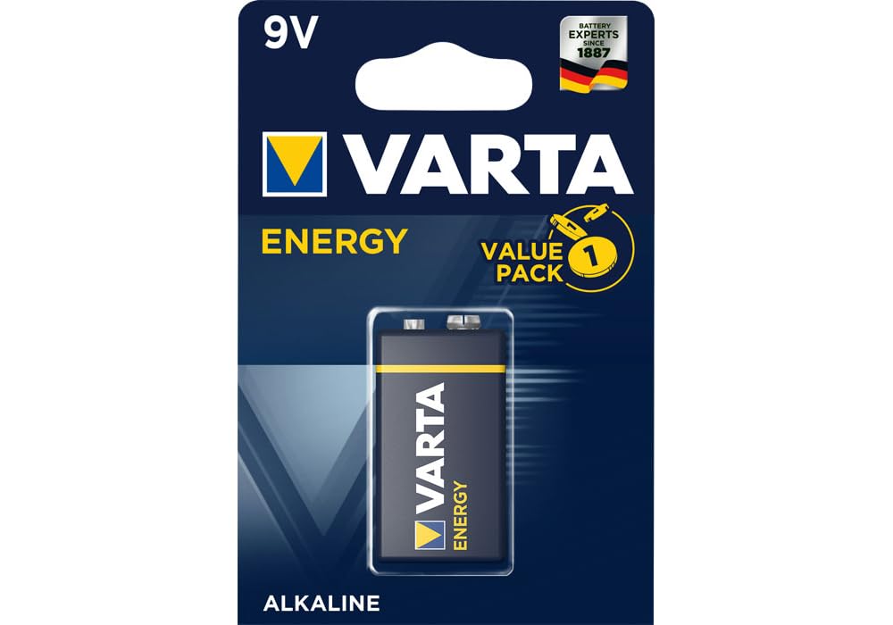 Varta 0568084 Batteries 9V 6LR61/E von Varta