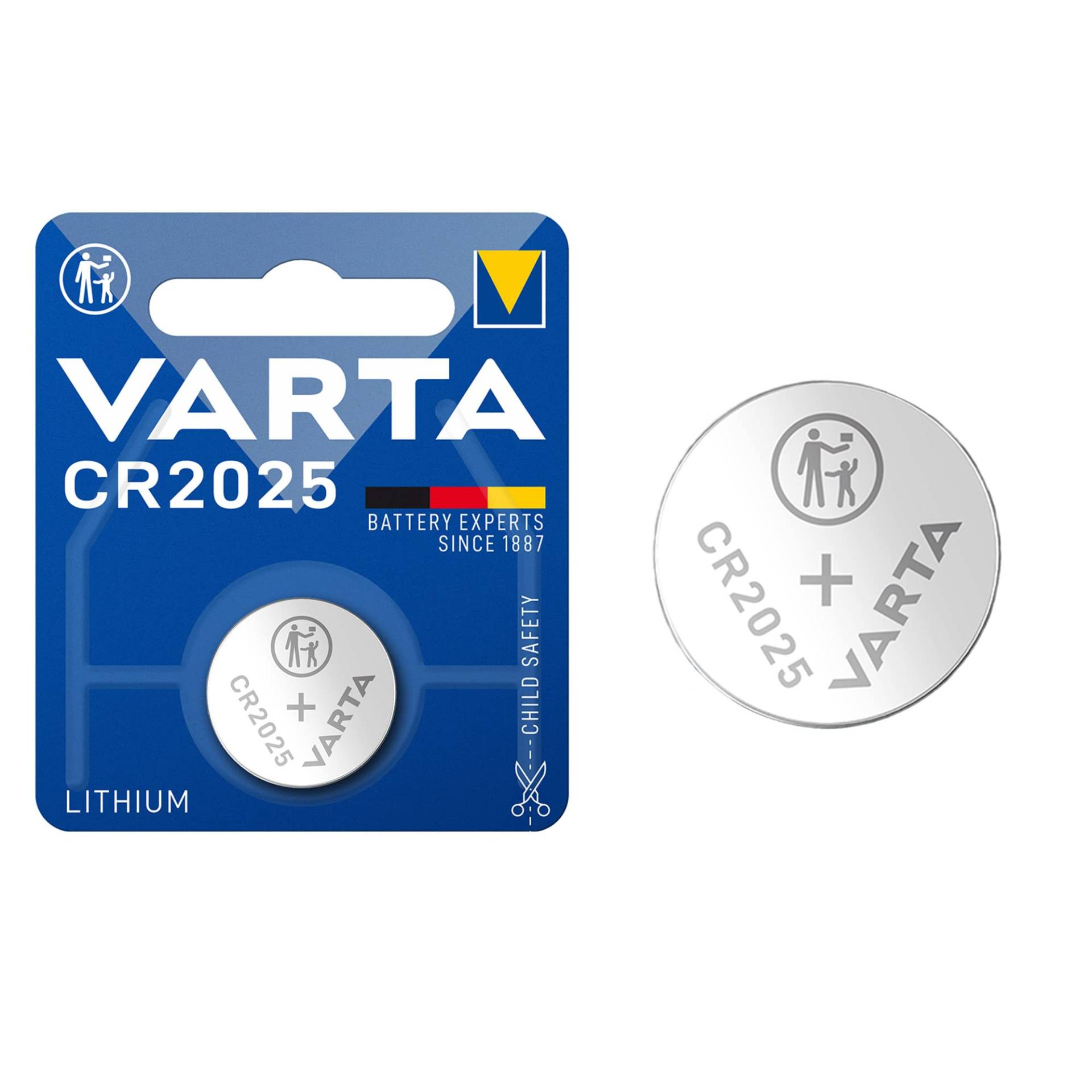 Varta 48058 CR2025 (6025) Knopfzelle Lithium 3 V von Varta