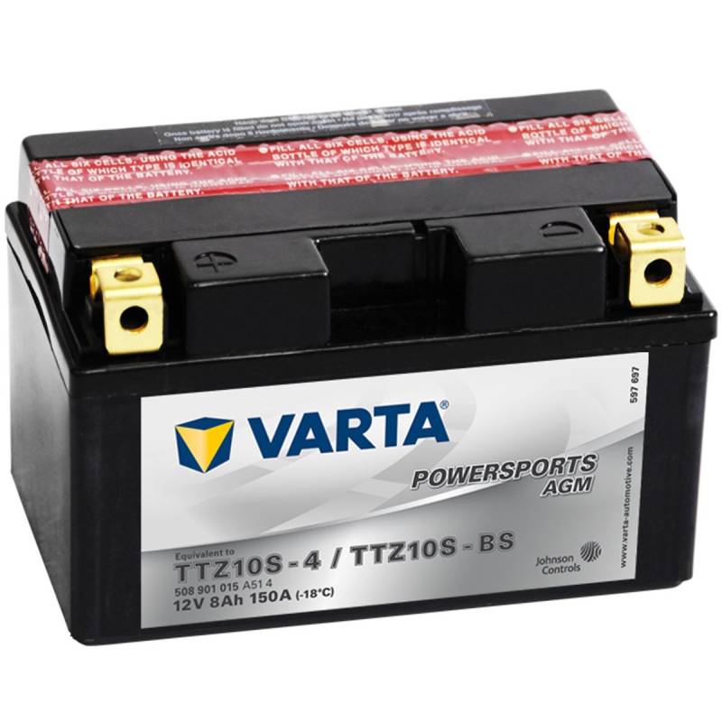 Varta 508901015A514 POWERSPORTS AGM Starterbatterie von Varta