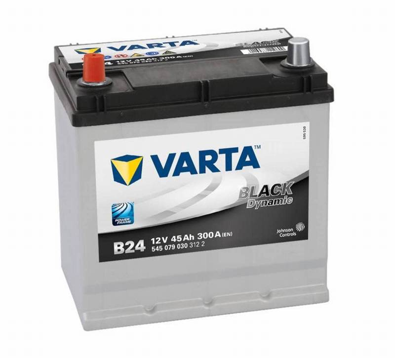 Varta 5450790303122 Autobatterien Black Dynamic B24 12 V 45 mAh 300 A von Varta