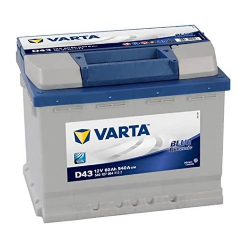 Varta 5601270543132 Autobatterien Blue Dynamic D43 12 V 60 mAh 540 A von Varta