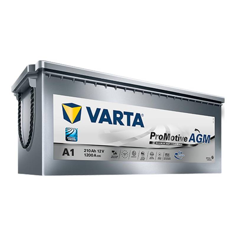 Varta 710901120E652 ProMotive AGM Batterie, 12V, 210Ah, 518mm Länge von Varta