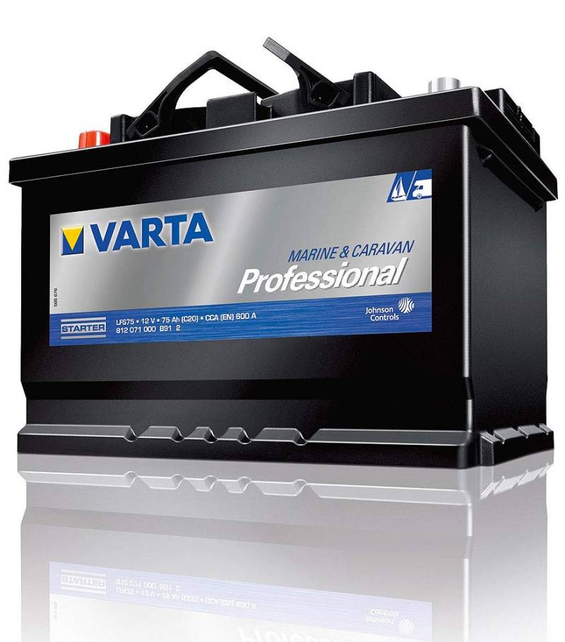 Varta 812071000B912 Starterbatterie in Spezial Transportverpackung und Auslaufschutz Stopfen (Preis inkl. EUR 7,50 Pfand) von Varta