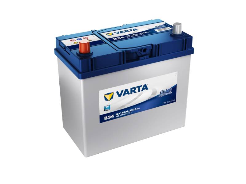 Varta BLUE Dynamic B34 Autobatterie 545 158 033 3132, 12V 45Ah 330A/EN von Varta