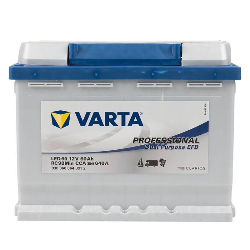 Batterie Varta Professional Dual Purpose EFB LED 60 12V 60AH 680 AMPS von Varta