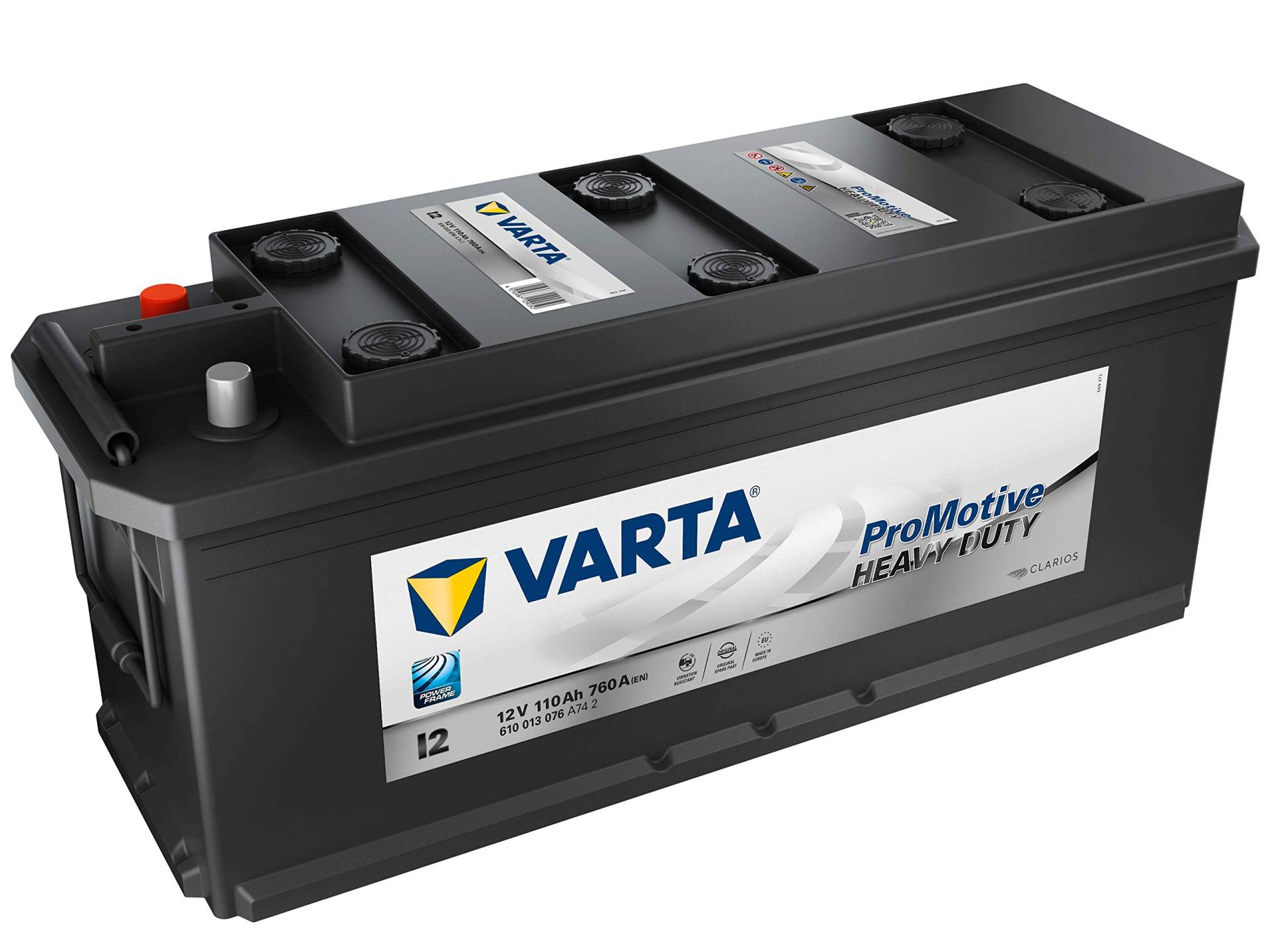 Varta Promotive Black I2-12 V / 110 Ah - 760 A/EN SHD RF Nutzfahrzeugbatterie von Varta