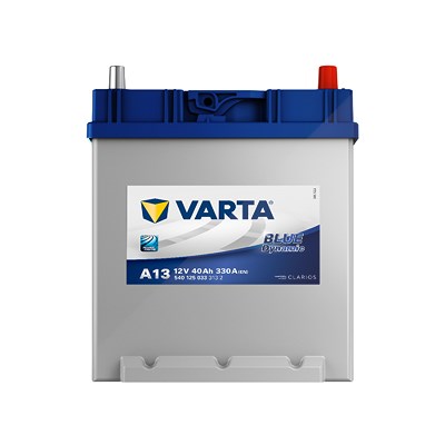 Varta Starterbatterie BLUE dynamic 40 Ah 330 A A13 [Hersteller-Nr. 5401250333132] für Aixam, Daihatsu, Gm Korea, Honda, Hyundai, Kia, Piaggio, Suzuki von Varta