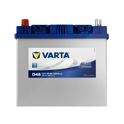 Varta Starterbatterie BLUE dynamic 60 Ah 540 A D48 [Hersteller-Nr. 5604110543132] für Aston Martin, Chevrolet, Citroën, Dodge, Gm Korea, Honda, Hummer von Varta