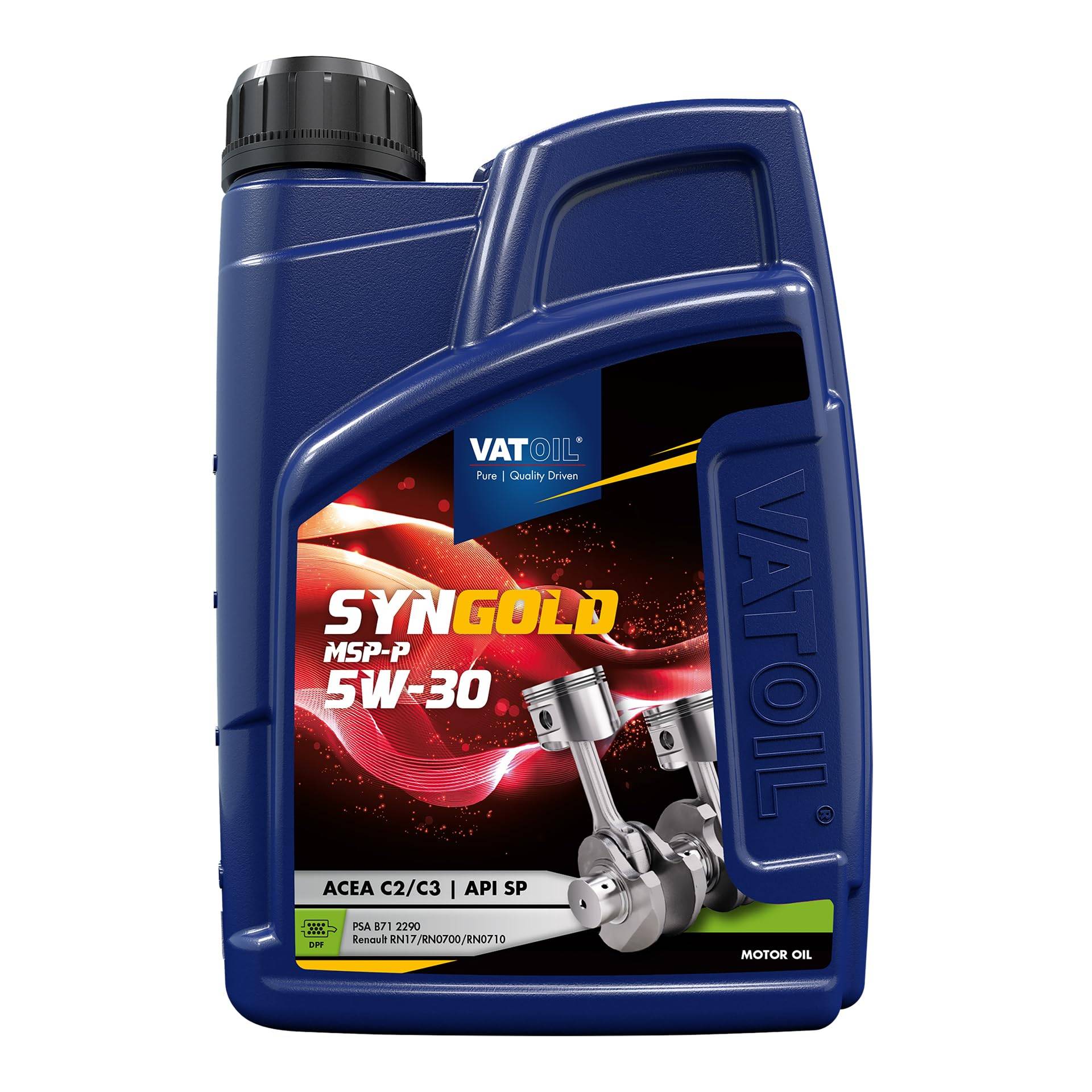 VatOil Motoröl SynGold MSP-P 5W-30 1 Liter von Protecton