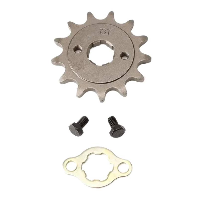 20MM 520# Vordermotor-Kettenradkette 10 bis 22T kompatibel mit 150 200 250cc ATV Quad Dirt Bike Motorrad(520-20MM-13T) von VbCLKG