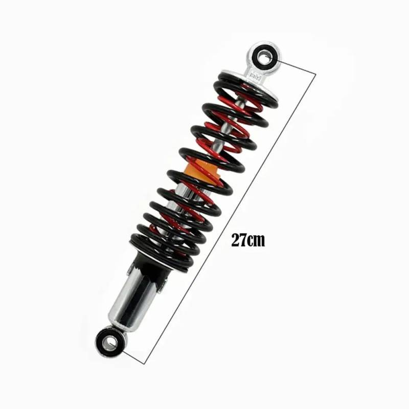 Einstellbarer 800-Pfund-Hinterradstoßdämpfer Kompatibel mit Elektromotorräder mit Flüssigkeitskompatibilität von 250 mm, 270 mm, 290 mm und 310 mm(27cm) von VbCLKG