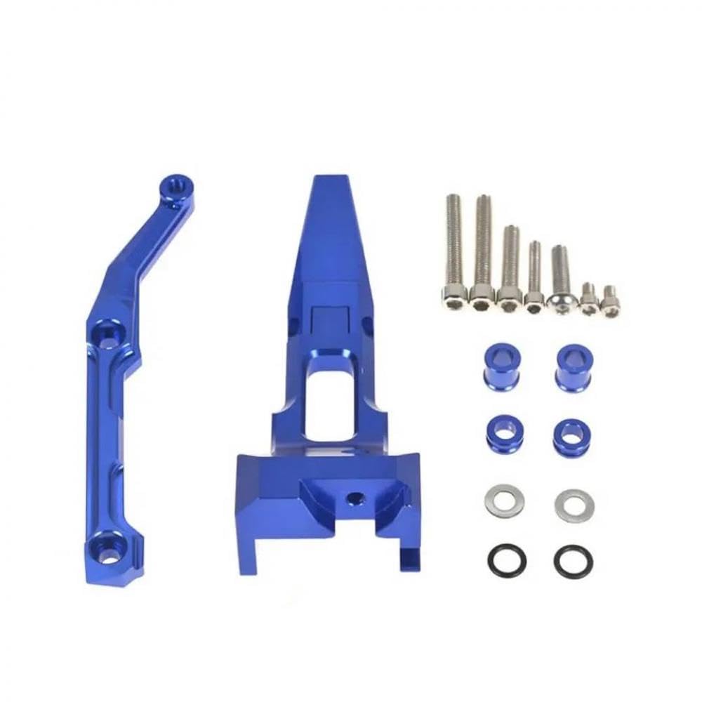 Lenkungsdämpferstabilisator mit Montagehalterungssatz, kompatibel mit MT-09 Tracer-Modellen 2015 2016 2017(Blue bracket) von VbCLKG