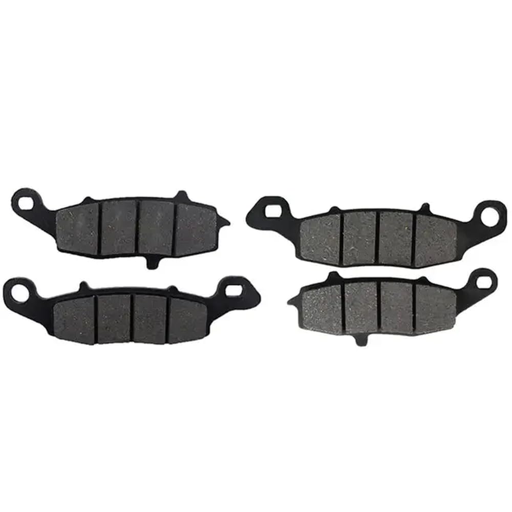 Motorrad Vorne Hinten Bremsbeläge Und Scheiben Kit Kompatibel Mit ER6F EX650 ER6N ER650 2006-2011 KLE650 2007-2011 Z750S ZR750(Front Pads Set) von VbCLKG