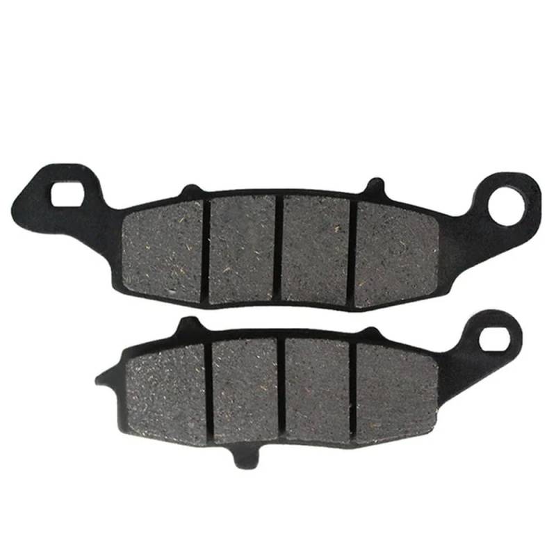 Motorrad Vorne Hinten Bremsbeläge Und Scheiben Kit Kompatibel Mit ER6F EX650 ER6N ER650 2006-2011 KLE650 2007-2011 Z750S ZR750(Front Right Pads) von VbCLKG