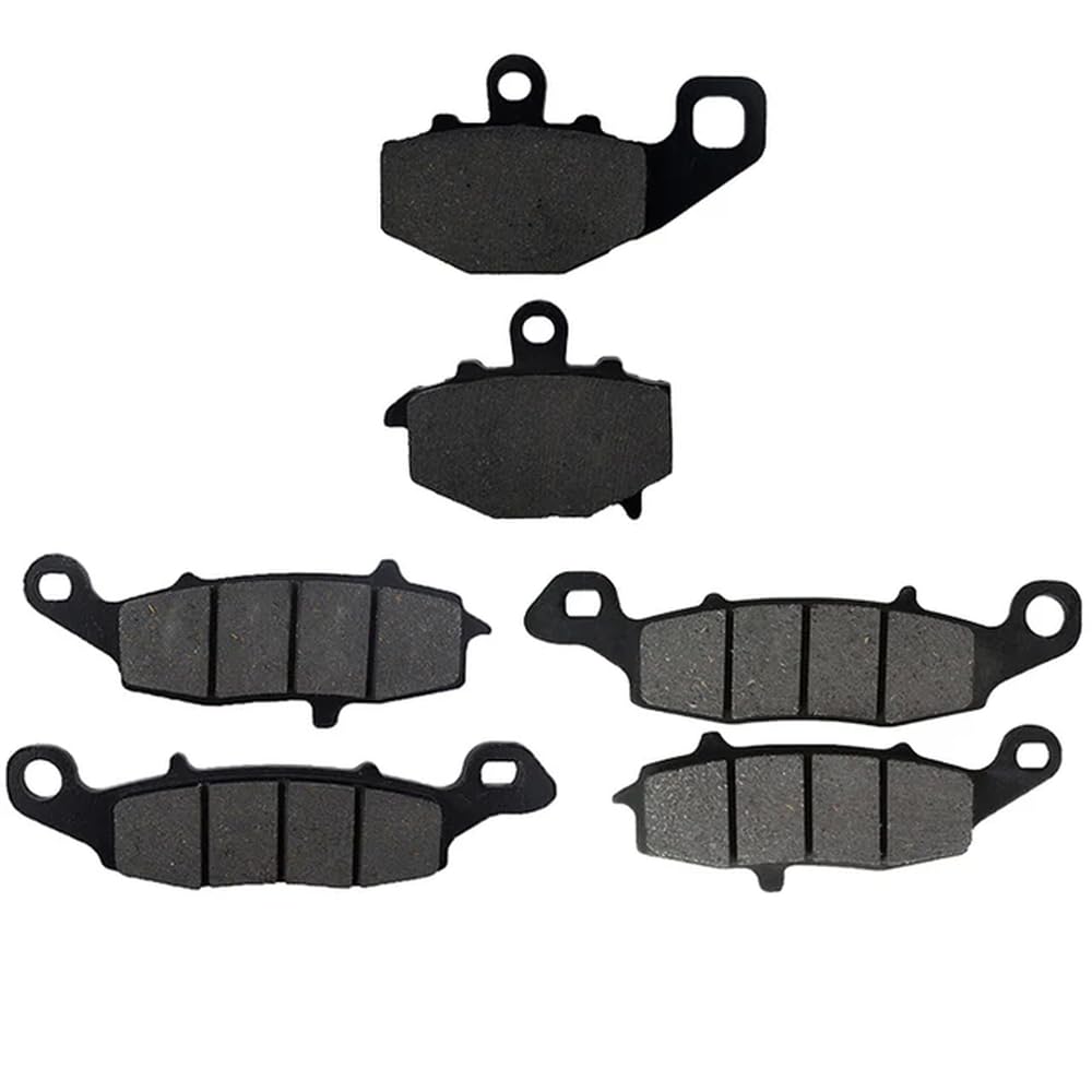 Motorrad Vorne Hinten Bremsbeläge Und Scheiben Kit Kompatibel Mit ER6F EX650 ER6N ER650 2006-2011 KLE650 2007-2011 Z750S ZR750(Front and Rear Pads) von VbCLKG