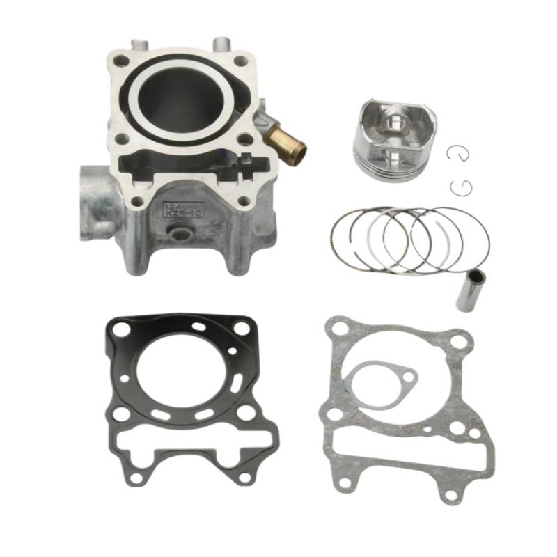 Zylindersatz 125 cc Kompatibel mit Lead125 PCX125 Click125i 125 52,4 mm 12100-KZR-600 4-Takt-Motor, kompatible Teile von VbCLKG