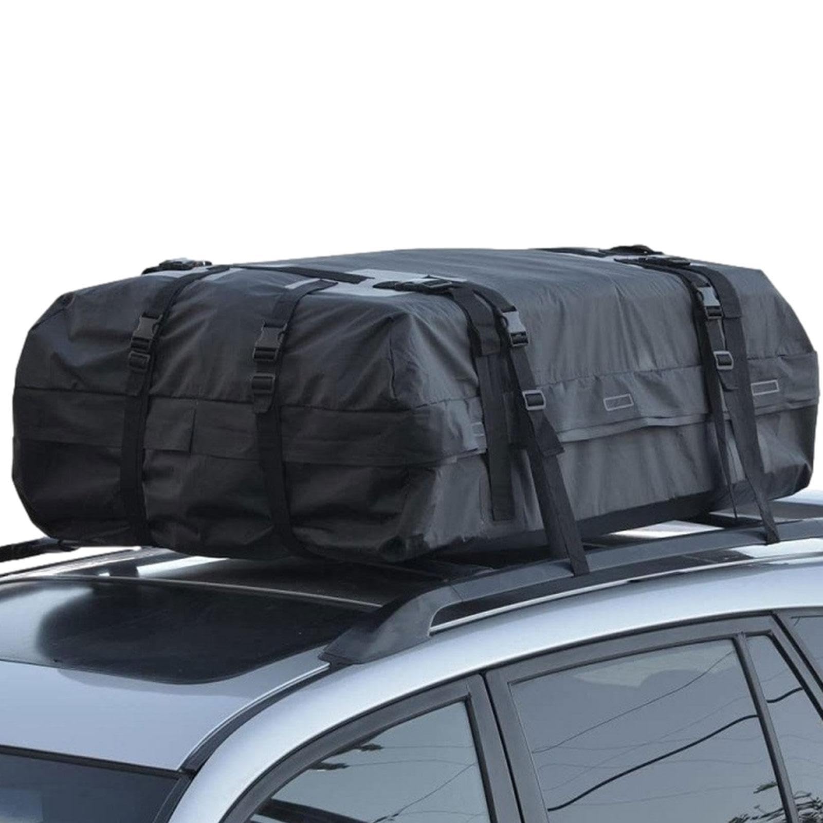 Vbnuyhim Autodachtasche, 4,5 m³ Kapazität, Dachgepäckträger – 600D Oxford-Tuch, wasserdicht, weiche Autodachtasche für Reisen und Gepäcktransport, Autos von Vbnuyhim