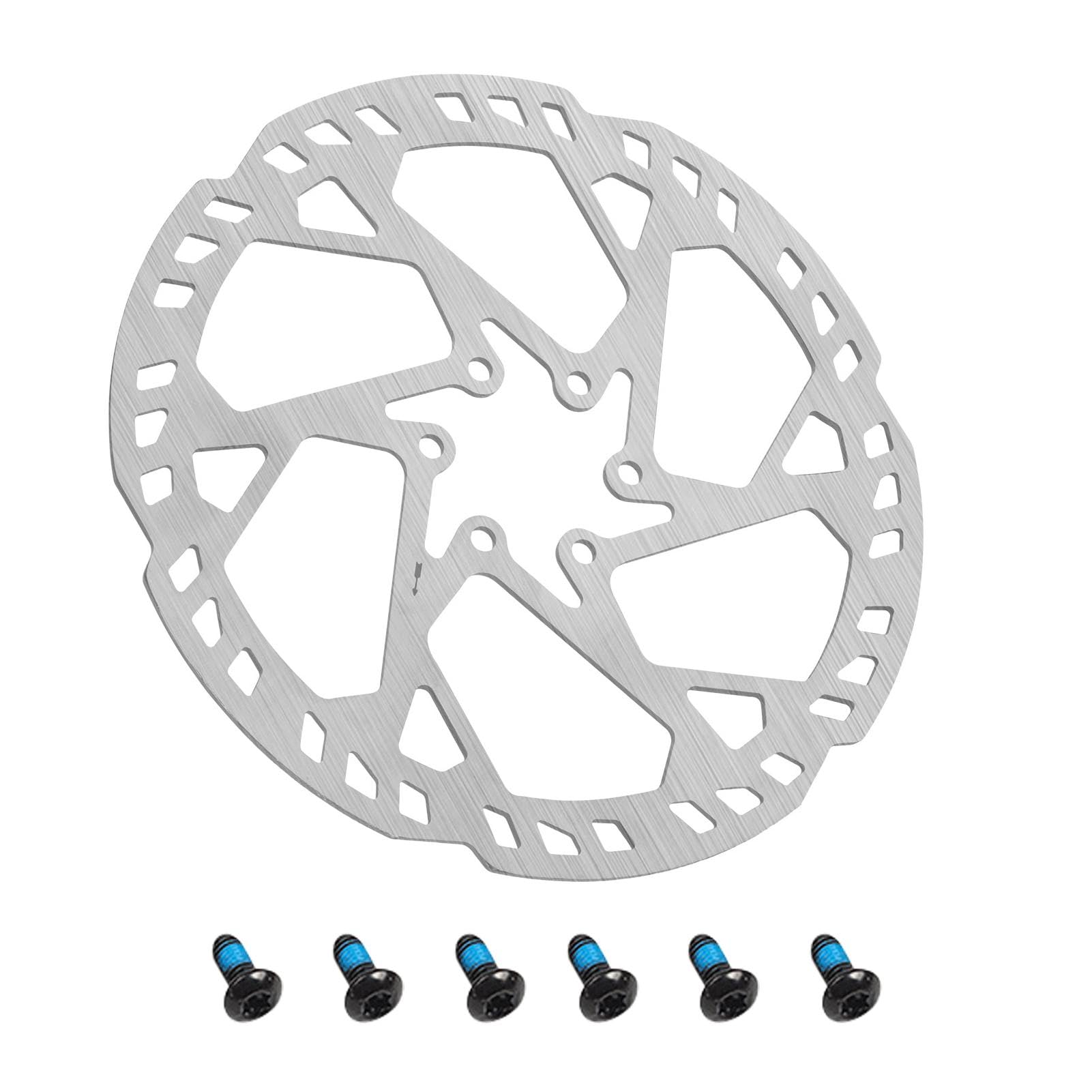 Vbnuyhim Bremsscheiben, Fahrrad Scheibenbremse - 203/180/160 mm Scheibenbremsrotor, 6 Bolzen, ultraleichter Bremsscheibenrotor, Fahrrad Scheibenbremsrotor für von Vbnuyhim