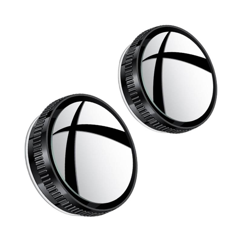 Vbnuyhim Zusatz-Blindglas,Blindglas für Autos,2 Stück verstellbares Auto-Rückfahrhilfs-Blindglas | Adsorptionshalterung für Autoglas mit 360-Grad-Weitwinkel für SUV, Wohnwagen, Wohnmobil von Vbnuyhim