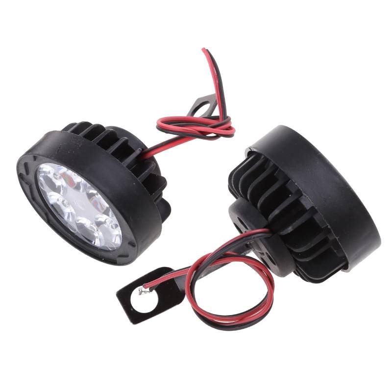 Vdaxvme 2Pcs Hilfs Blinkende Nebel Licht DRL Tagfahrlicht 6 LED Arbeit Licht von Vdaxvme