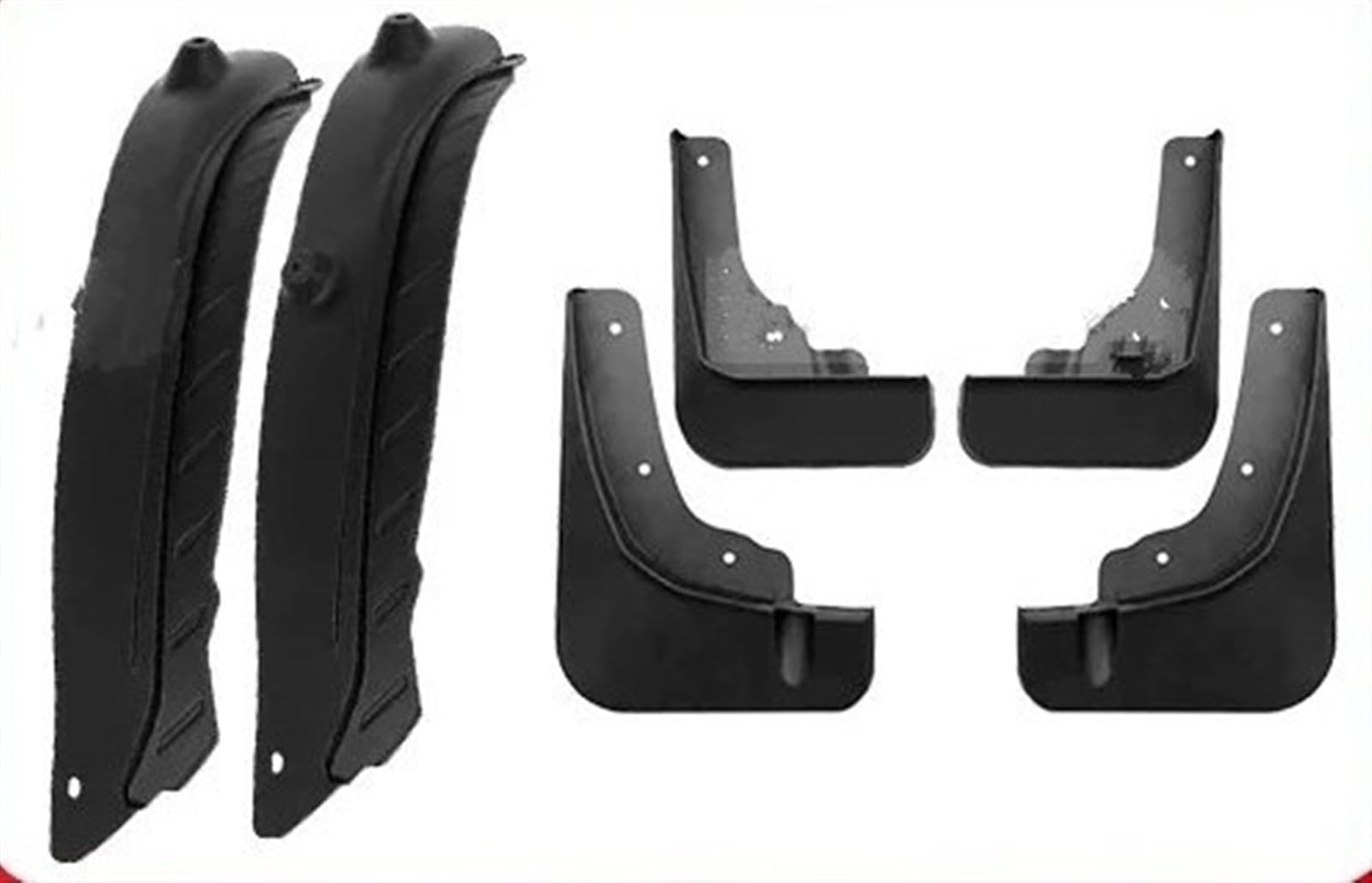 Auto SchmutzfäNger Für Chery für JAECOO J7 2023 2024 Schmutzfänger Spritzschutz Kotflügel Schmutzfänger Vorne Hinten für Fender Autoschutzzubehör Mud Flaps(6pcs) von Vdifsvb