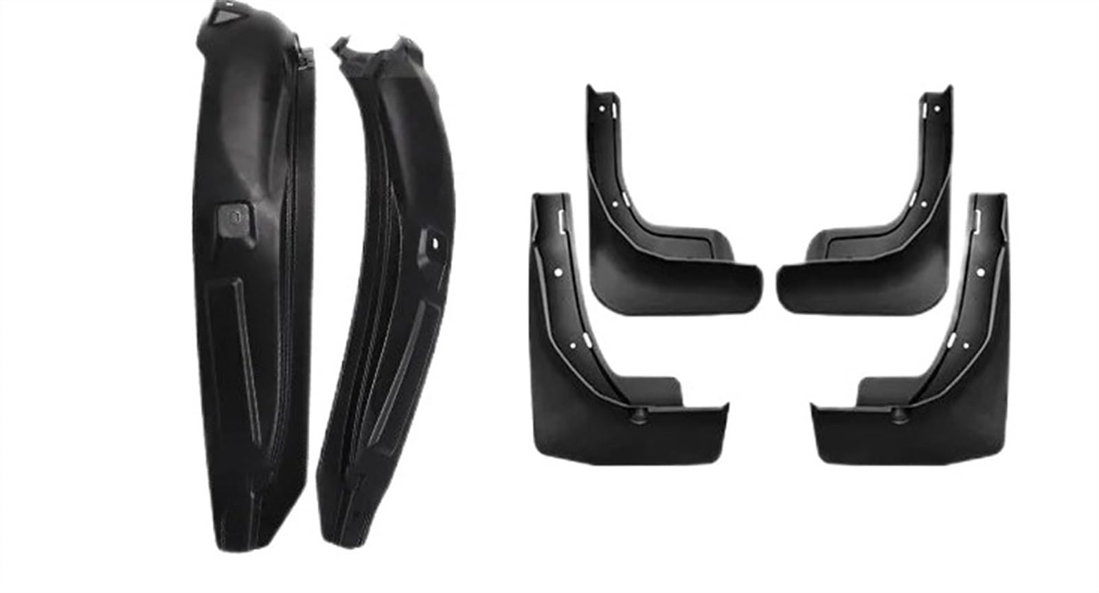 Auto SchmutzfäNger Für GAC Für Trumpchi GS8 2023 2024 Schmutzfänger Spritzschutz Kotflügel Schmutzfänger Vorne Hinten Für Kotflügel Auto Autozubehör Mud Flaps(Hybrid Version 6pcs) von Vdifsvb