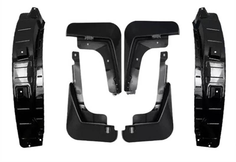 Auto SchmutzfäNger Für Geely Für ZEEKR 001 EV 2022 2023 Zubehör Schmutzfänger Spritzschutz für Kotflügel Vorne Hinten Rad Auto Styling Kotflügel Mud Flaps(6 PCS) von Vdifsvb