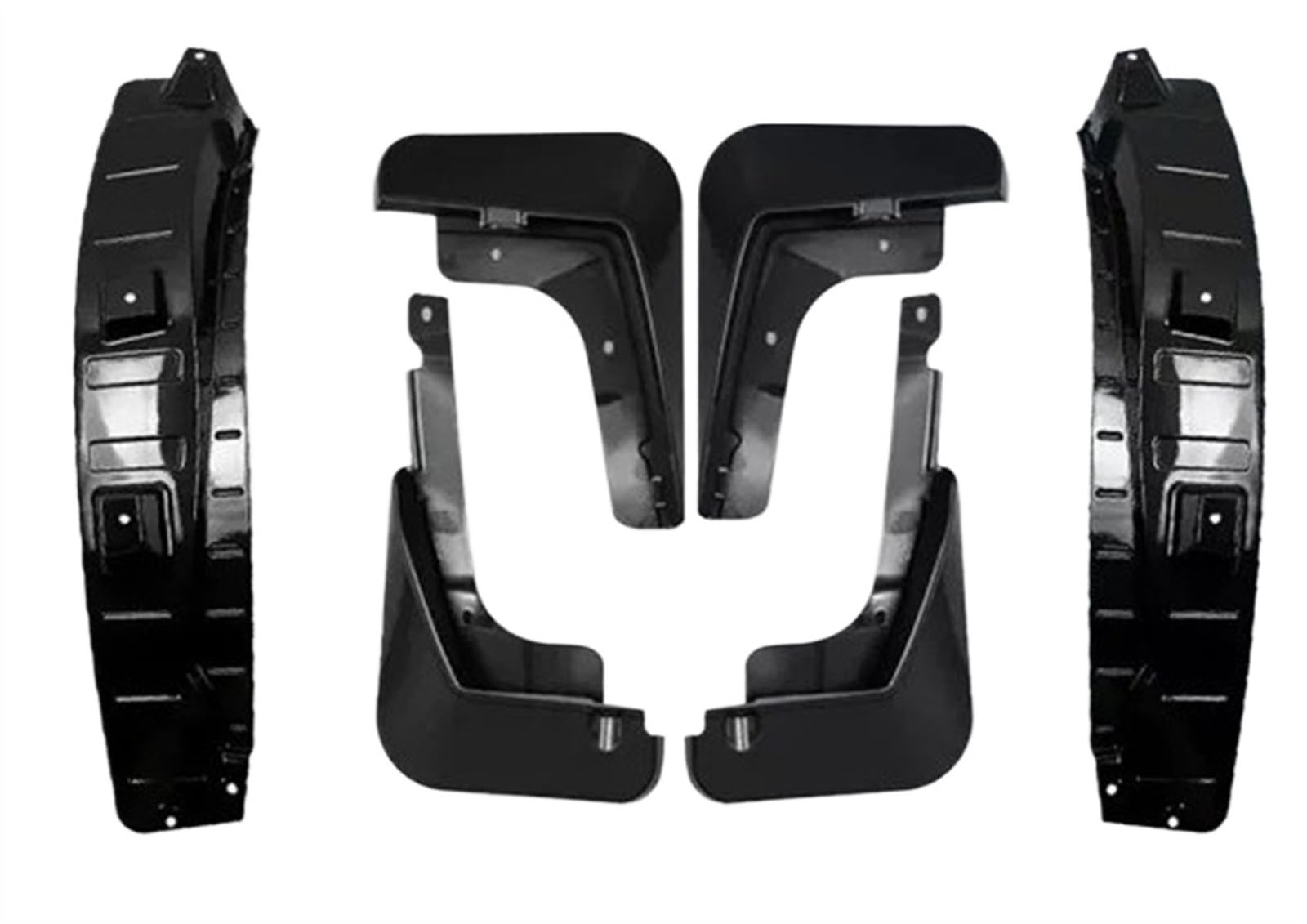 Auto SchmutzfäNger Für Geely Für ZEEKR 001 Für EV 2022 2023 Zubehör Schmutzfänger Spritzschutz Für Kotflügel Vorne Hinten Rad Auto Kotflügel Mud Flaps(6 PCS) von Vdifsvb