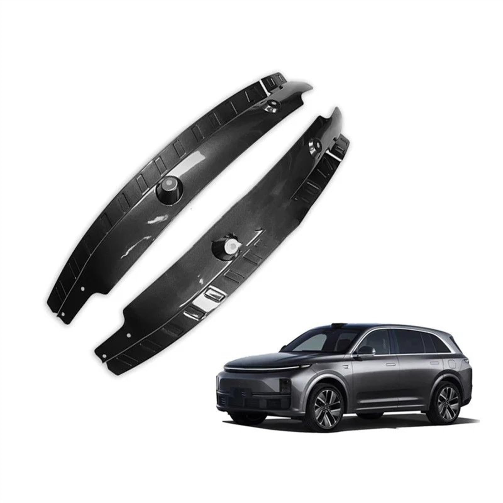 Auto SchmutzfäNger Für Li Für Lixiang L7 2022 2023 Auto Hinterrad Schlamm Für Kotflügel Kotflügel Abdeckung Schutz Zubehör Mud Flaps(Dark Grey 2pcs) von Vdifsvb