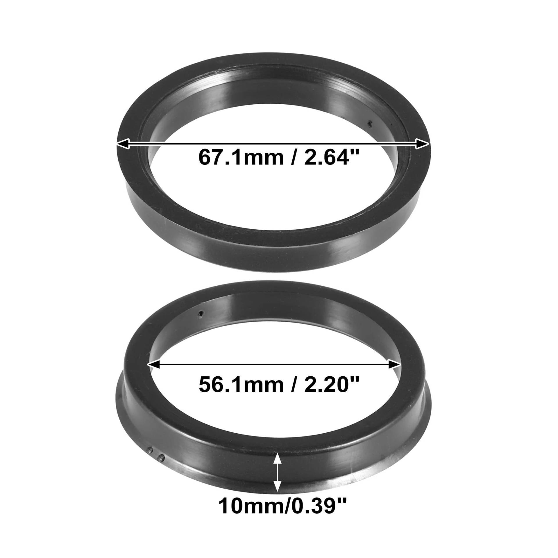 Auto Spurverbreiterung 2 Stücke Für Auto Rad Hub Centric Ringe Rad Bohrung Zentrum 67,1-54,1 67,1-56,1 67,1-60,1 67,1-63,4 67,1-66,1mm Auto-Rad-Distanzscheiben(67.1mm to 56.1mm) von Vdifsvb