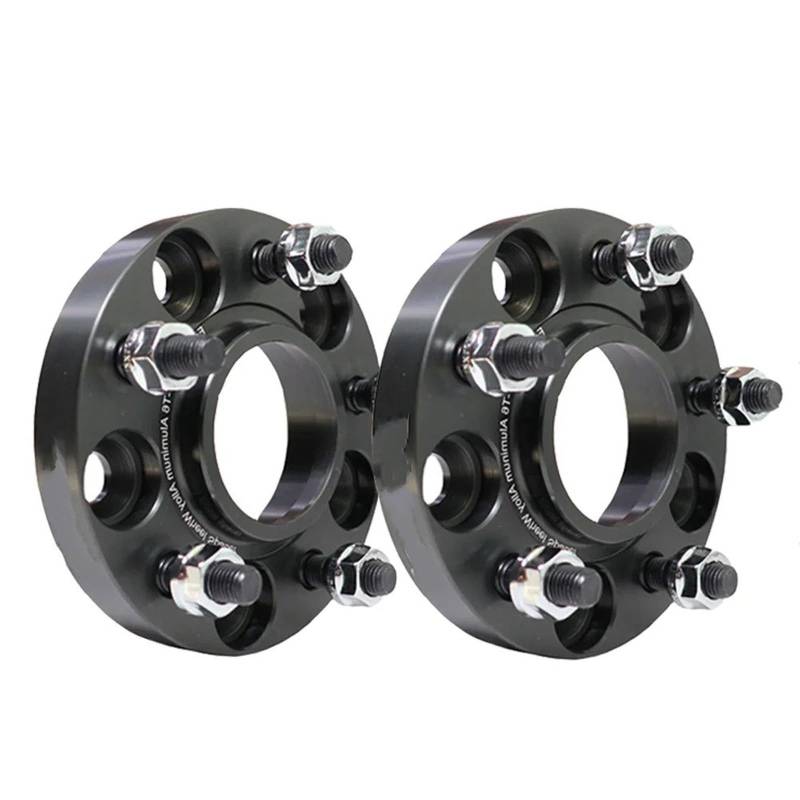 Auto Spurverbreiterung 5 Lug Suit Für Tesla Für Modell S Für Modell X M14xP1.5 2 Stück PCD 5x120 CB 64,1 Mm 7075 Geschmiedeter Spurverbreiterung Adapter Auto-Rad-Distanzscheiben(2 Spacer 20mm-BK) von Vdifsvb