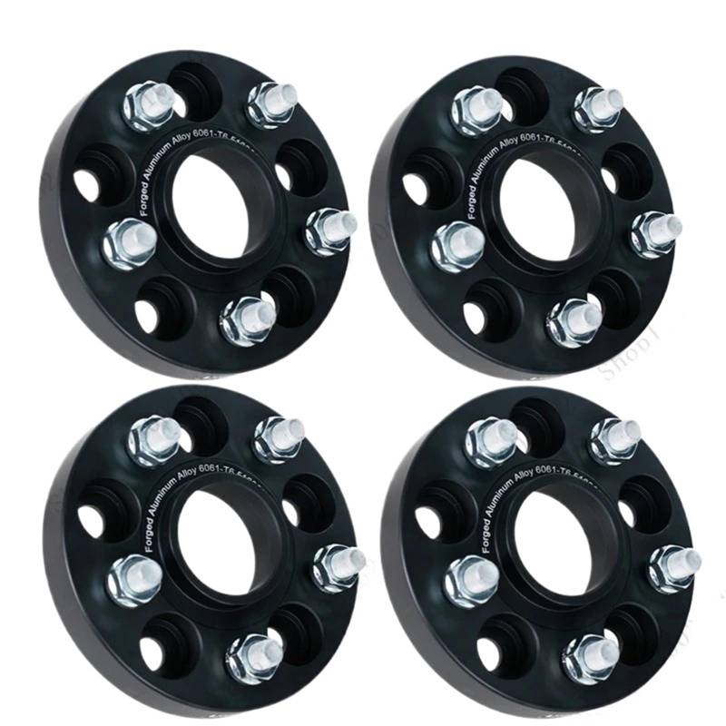 Auto Spurverbreiterung Für Chery Für Jetour Für Traveller T2 Radnabenverbreiterung Autozubehör 25mm/30mm Flanschplatte Spurverbreiterung Adapter Kit Auto-Rad-Distanzscheiben(4Pcs 25MM) von Vdifsvb