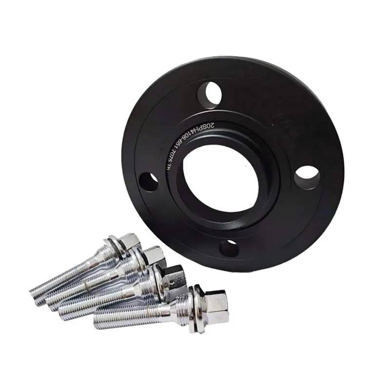 Auto Spurverbreiterung Für Citroen C2/C3/C4/DS3/DS4/DS5 Für C-Elysee Für Xsara Für C-Quatre Separadores Rad Spacer Erweitern 4x108 Hubcentric 65,1 Forgin Adapter Auto-Rad-Distanzscheiben(1 piece 20mm) von Vdifsvb