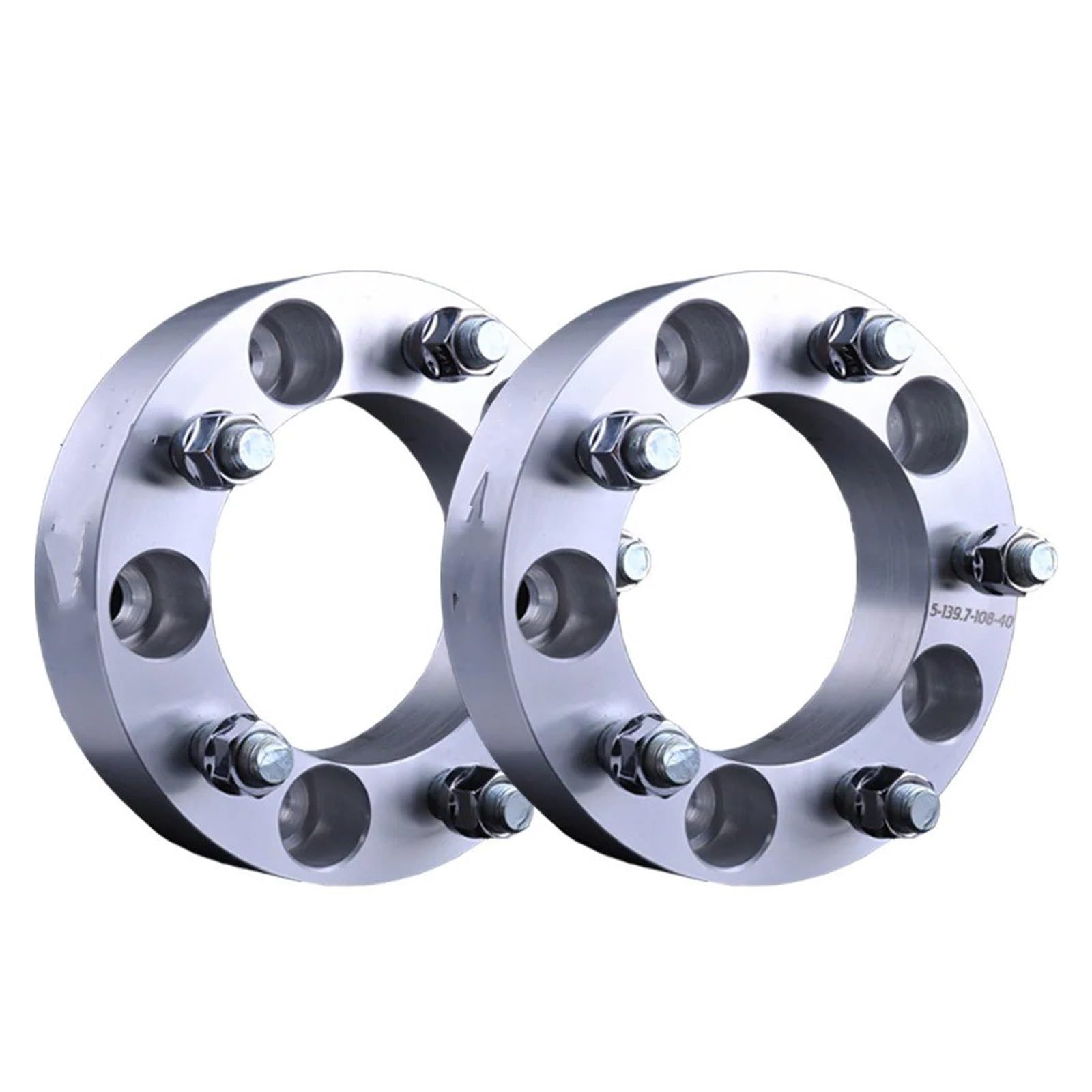 Auto Spurverbreiterung Für Suzuki Für Jimny Für Sierra 2 Stücke PCD 5x139,7 CB 108mm Aluminium Legierung Hubcentric Rad Spacer Adapter Auto-Rad-Distanzscheiben(2 Silver 35mm) von Vdifsvb